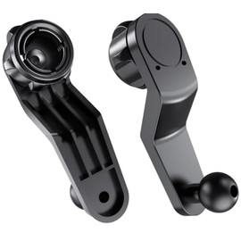 YFFSFDC Ball Mount Extension Arm 17mm Joint Extension Arm 360 Degree Rotation Cell Phone Holder Air Vent Stand 2pcs