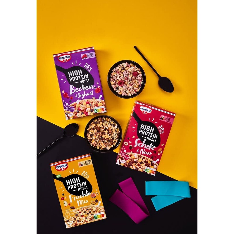 Dr. Oetker High Protein Müsli Früchte Mix