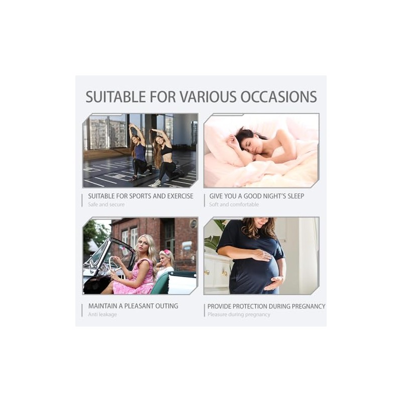 AIO Compresas menstruales de tela reutilizables y lavables, 5 unidades,