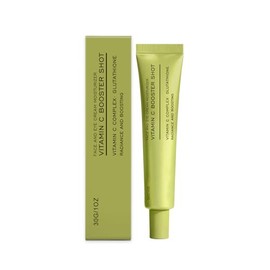 Vitamina C con Glutatión y Vitamina E, Sérum Facial Brillo y Antiarrugas, Tratamiento Unifica el Tono, Suaviza la Piel, Vitamin C Booster Shot, Uso Diario (1PC)