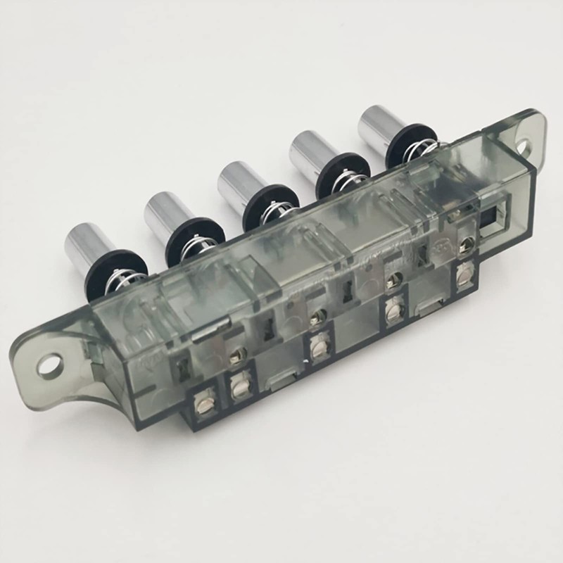 HMHAMA Range Hood Switch Replacement 5 Push Button Piano MQ165