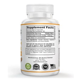 Milamiamor Cáscara De Psyllium Apoyo Intestinal 60caps Sfn