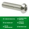 Rubigo M6 Bolts, M6 x 70mm Hex Socket Button Head