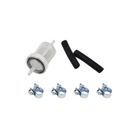 Firmusparts Inline Fuel Filter Kit 5mm 1319466A Compatible with Webasto Air Top Heaters Compatible with Eberspacher Fuel System 1319466A Fuel Filter Kit W/Clips Rubber Connections