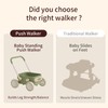 PULA Baby Push Walker with Wheels Toddler Wagon for First