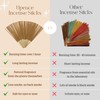 Upeace-Organic-Non-Toxic-Vietnamese-Mixed-Herbs-Incense-Sticks (Bulk 86 Agarbatti Sticks) | 75 Minutes Long Lasting