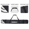 ADBEE Ski Bag – Padded Ski Bag with Durable Handle