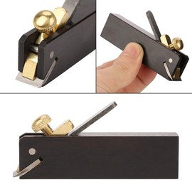 Wood Planer, Mini Planer for Wood, Ebony Mini DIY Cable Line Woodworking Plane Carpenter Wood Cutting Tool, Block Planes for Wood