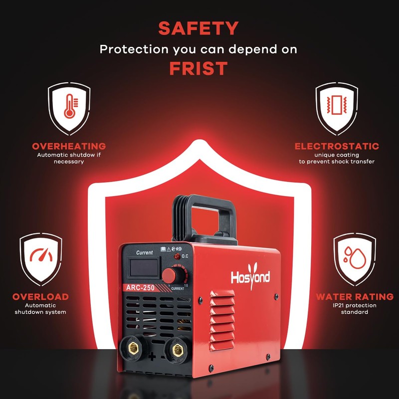 Hosyond 110V 250A Stick Welder ARC Welder Portable Welding Machine