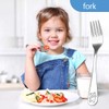 Doubles Trend Children's Cutlery Set 4-Piece Children's Cutlery Stainless Steel