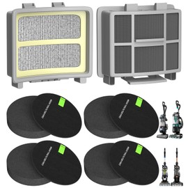39883 Filters for Bissell Pet Hair Eraser 39883 3418 3774F 3409 3774 3774G 3775 3415 3404 3402 SurfaceSense Lift-Off Vacuums (2Filter+4Foam)