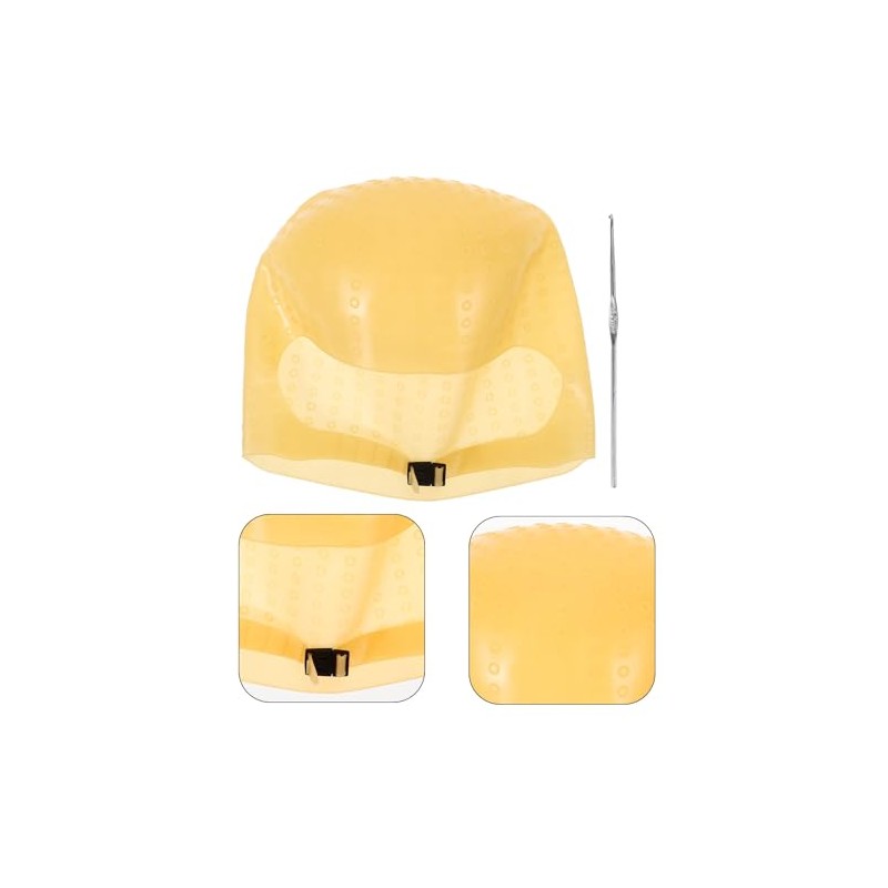 Healeved Gorro De Silicona Reutilizable Para Resaltar El Cabello, Sombrero
