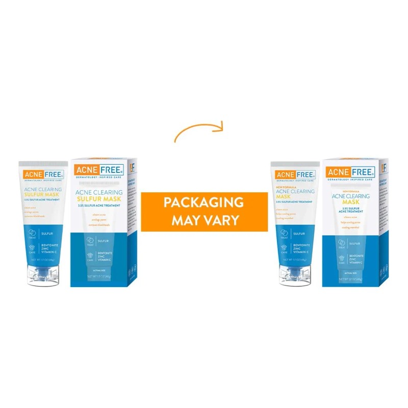 Mascarilla Limpiadora Acnefree Con 3,5 % De Azufre Para El