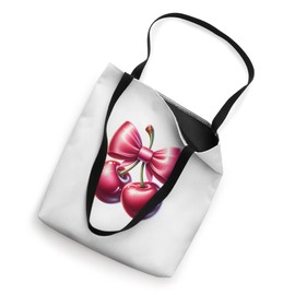 Coquette Bows with cherries Cute Coquette girl Tote Bag