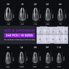 Gelike EC Medium Almond Nail Tips – Full Cover Soft
