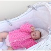 Crochet Pattern for Babies Loopy Cardigan, Babies Double Knitting Crochet