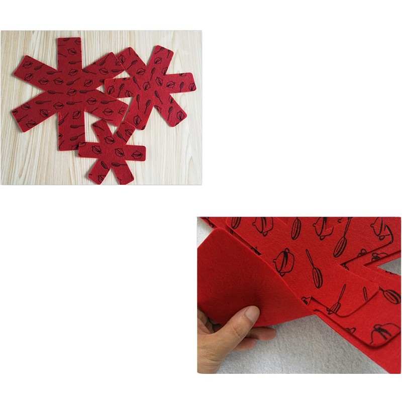 Pan Protectors Pot Divider Pads for Separating Pots and Pans,