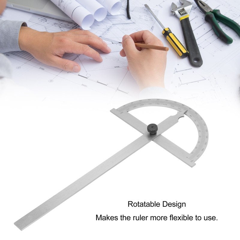 Angle Finder Carbon Steel Fastened Protractor with Scale Multifunctional Round