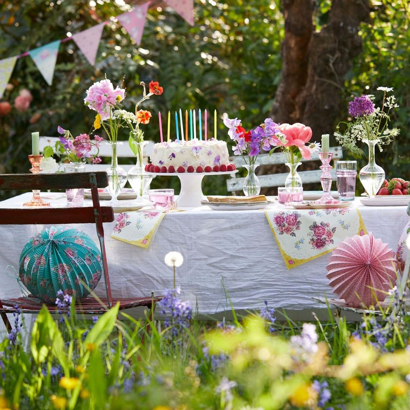 Talking Tables Servilletas floral ‘Truly Scrumptious’‘, paquete de 30, 25