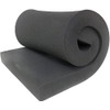 GoTo Foam 1" x 24" x 72" Black Upholstery Foam