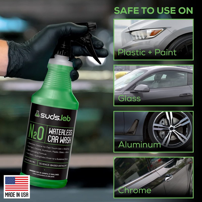 Suds Lab N20 Waterless Car Wash for Fast Touch Ups,