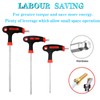 yuentoen 3-Piece T-Handle Key Set, Metric T Handle Screwdriver Set