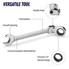 Dapetz ® Flexible Head Ratchet Spanner Metric Wrench 24mm Chrome
