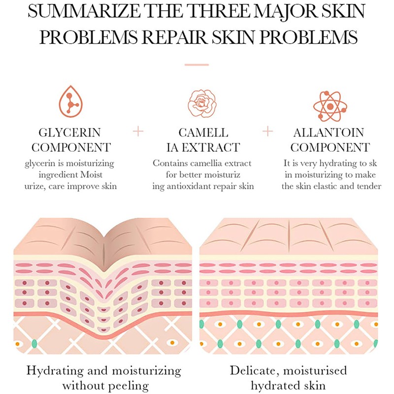 BIOAQUA Camellias Anti-Oxidation Moist Repair Face Cream Moisturizing Facial Skin