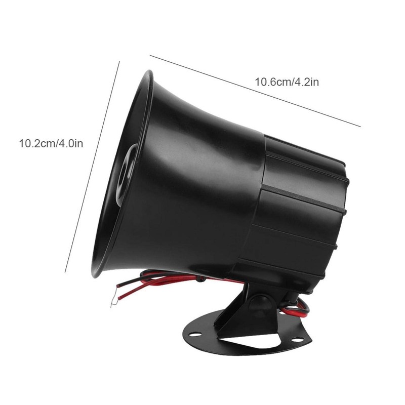 Wired Alarm Siren Horn Speaker 110dB DC 12V Burglar Alarm