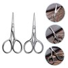 Healeved Professional Eyebrow Trimmer Scissors for Men Stainless Grooming Tools