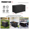 Youlvy Fire Pit Cover Rectangular 42 Inch - Waterproof Outdoor