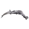 TRQ Front Right Inner Fender Liner Black Passenger Side Compatible