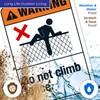 Sigo Signs, Do Not Climb Fence Sign, ANSI Warning Sign,