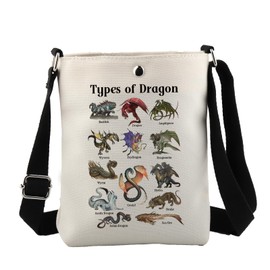 JYTAPP Dragon Knowledge Gifts Types of Dragon Crossbody Bag