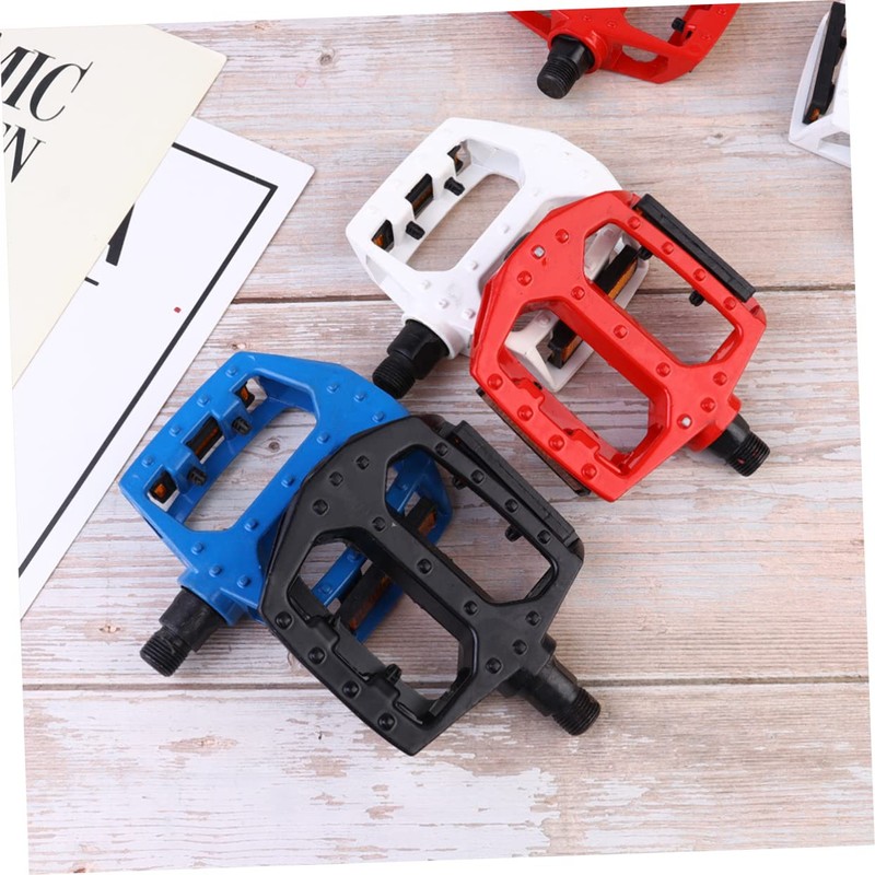 Abaodam 1 Pair Aluminium Alloy Bike Pedals with Rolling Beads