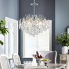 AGV LIGHTING CH012S K9 Crystal Chandelier, Raindrop Chandelier Crystals Light,