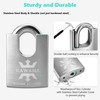KAWAHA 21/50KD-5SK High Security Stainless Steel Shrouded Padlock with Key