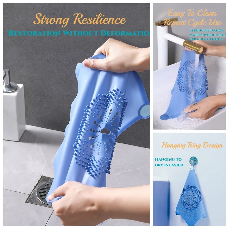 Silicone Shower Drain Hair Catcher, Hair Drain Catcher, Shower Hair