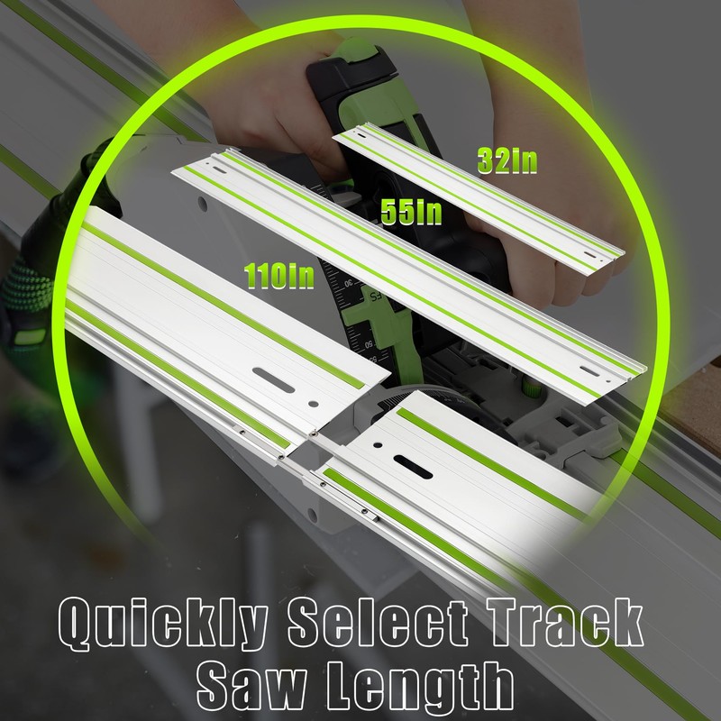 55in Track Saw Guide Rail for festool Track Saw, 55"