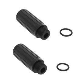 ZYAMY 2PCS Oil Cap Plugs 0.6 inch Threaded Air Compressor Craftsman Parts Air Parts Oil Port Plugs Iron Breathers For Breathers Air Vent Covers Injectors Breather Valves