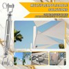 Lsqurel Turnbuckle 304 Stainless Steel Shade Sail Hardware Heavy Duty