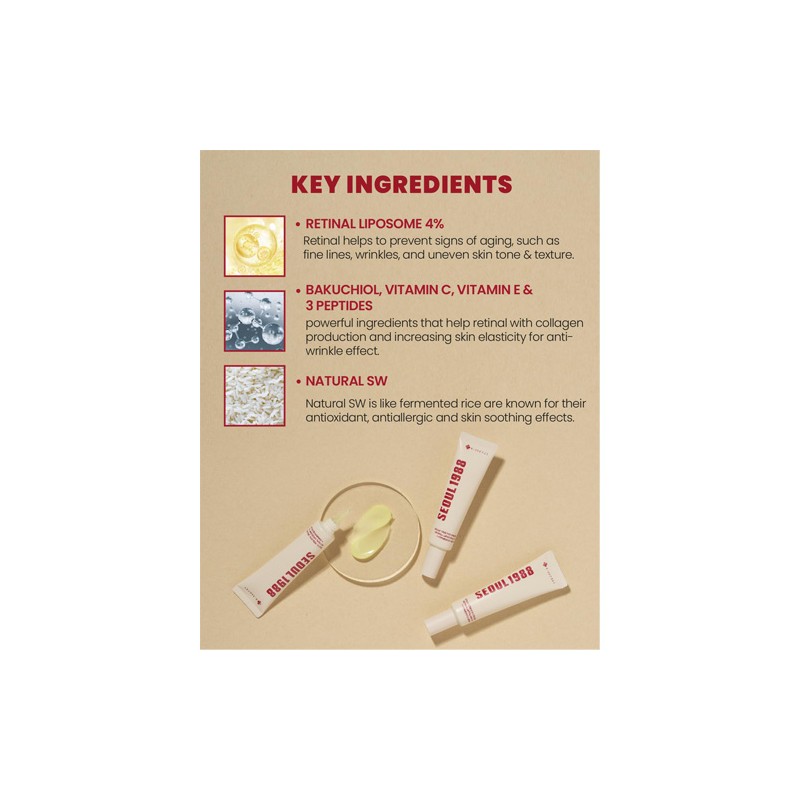 KSECRET [KSECRET]*TIMEDEAL* SEOUL 1988 Eye Cream : Retinal Liposome 4%