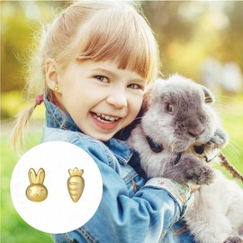 Cute Easter Bunny Earrings for Women Carrot Rabbit basket eggs Easter Earrings for Women Fashion Holiday Happy Easter Jewelry Gift Accessories (E)