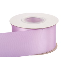 2" Inch Double Faced Satin Ribbon Lt. Orchid Solid Polyester Craft Ribbon - 25 Yards Perfect for Gift Wrapping, Crafts, Wreath, Wedding Party Ceremony Decoration, Floral Arrangement, Sewing