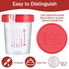 Geiserailie 200 Pcs Urine Specimen Cups with Lids and Evident