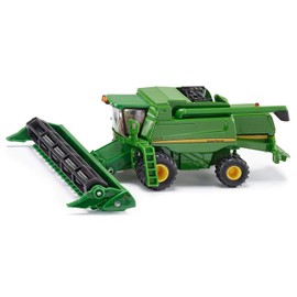siku 1876, John Deere T670i Combine Harvester, 1:87, Metal/Plastic, Green, Movable and detachable cutting unit