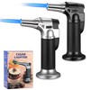 2 Pack Butane Torch Blow Torch, Refillable Torch Lighter, Kitchen