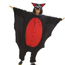WOTOGOLD Animal Cosplay Costume Unisex Bat Pajamas Black