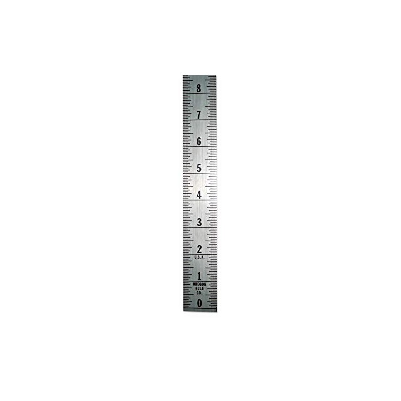 Oregon Rule Co. Adhesive Backed Fractional Ruler - 1 1/4