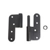 6-Pack Black Heavy Duty Lift Off Hinge, 4" X 3.5